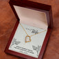 Forever Love Necklace For Wife with On Demand Message Card