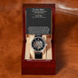 Men's Openwork Watch For Husband + MC