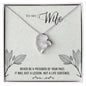 Forever Love Necklace For Wife with On Demand Message Card
