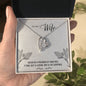 Forever Love Necklace For Wife with On Demand Message Card